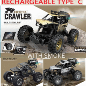 RC rock crawler car small with smoke