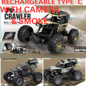RC ROCK CRAWLER CAR SMALL WITH CAMERA & SMOKE