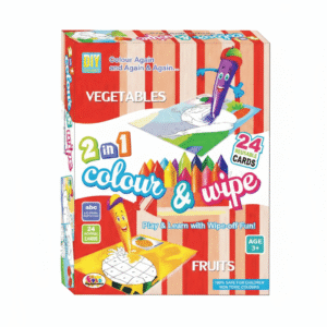 2in1 COLOUR WIPE FRUITS+VEGTABLES EKTA