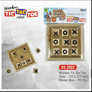 WOODEN TIC TAC TOE LEEMO