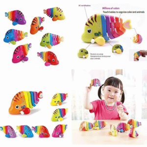 WIND UP COLOURFUL FISH PER PC