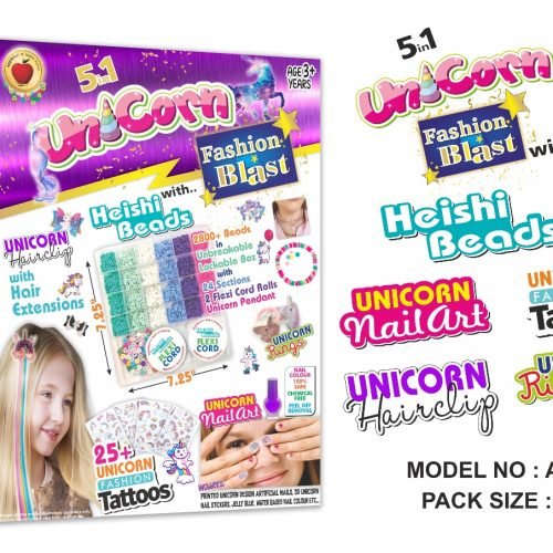 5 in 1 UNICORN FASHION BLAST