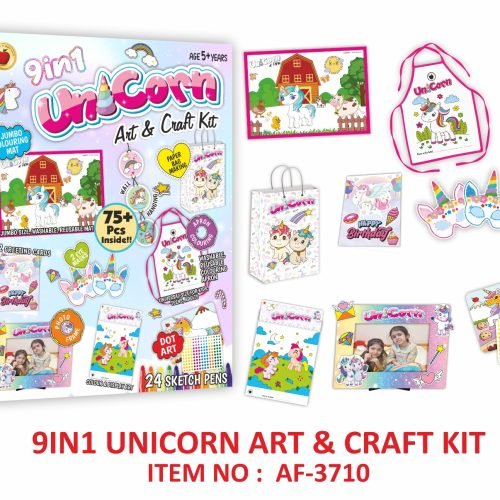 9 in 1 UNICORN ART & CRAFT KIT