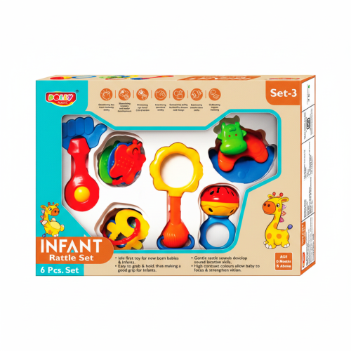INFANT RATTLE SET-3